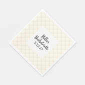 Junggesellinnen-Abschied-Napkins Serviette (Ecke)
