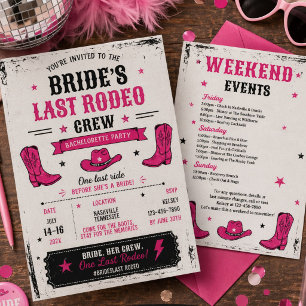 Junggesellinnen-Abschied Rodeo in Nashville Einladung