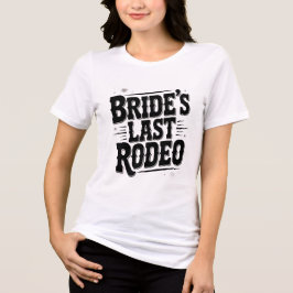 Junggesellinnen-Abschied Rodeo Tri-Blend Shirt