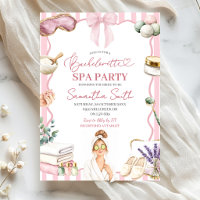 Junggesellinnen-Abschied-Spa-Party-Einladung 