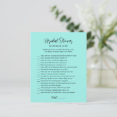 Junggesellinnen-Abschied Teal Schnitzeljagd (Stehend Vorderseite)