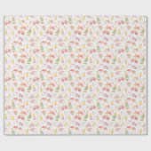 Junggesellinnen-Abschied – Wasserfarben-Party-Desi Geschenkpapier (Flach)