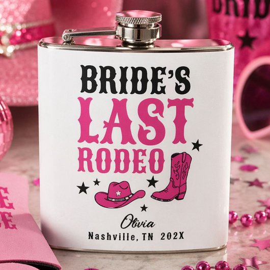 Junggesellinnen-Abschied Western Bachelorette Part Flachmann