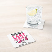 Junggesellinnen-Abschied Western Bachelorette Part Rechteckiger Pappuntersetzer (Vor Ort)