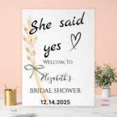 Junggesellinnen-Abschied Willkommen Acrylschild (Hochzeit)