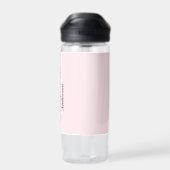 Junggesellinnen-Abschied Zukunft Frau Rosa Trinkflasche (Rückseite)