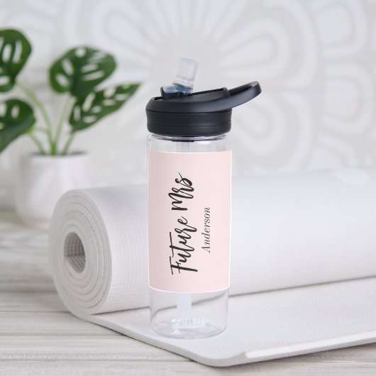 Junggesellinnen-Abschied Zukunft Frau Rosa Trinkflasche (Yoga)