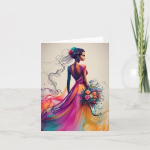 Junggesellinnen-Abschieds-Karte Feiertagskarte