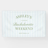 Junggesellinnen-Abschiedsbanner mit blauen Streife Banner (Horizontal)