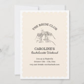 Junggesellinnen-Abschiedscocktail-Party Wochenende Einladung (Vorderseite)