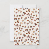 Junggesellinnen-Abschiedsfeier 'Love Is Brewing' Dankeskarte (Rückseite)