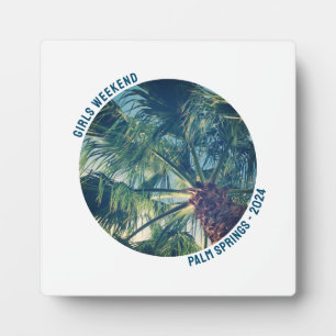 Junggesellinnen-Abschiedsfoto mit Kreisform Mädche Fotoplatte