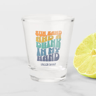 Junggesellinnen-Abschiedsparty am Strand Groovy Re Schnapsglas