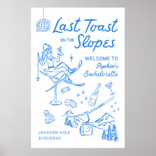 Junggesellinnen-Abschiedsparty Après-Ski-Empfangsp Poster