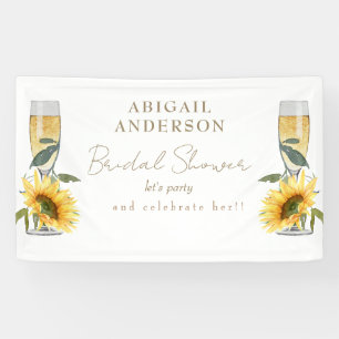 Junggesellinnen-Abschiedsparty-Banner Champagner u Banner
