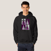 Junggesellinnen-Abschiedsparty Braut Abend Jungges Hoodie (Vorne ganz)