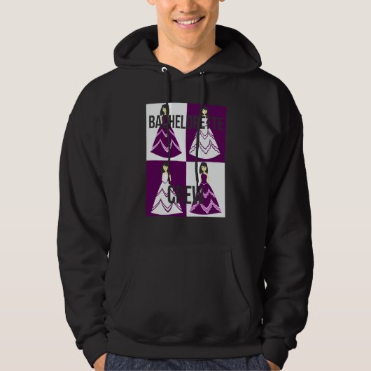 Junggesellinnen-Abschiedsparty Braut Abend Jungges Hoodie (Vorderseite)