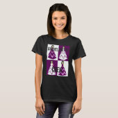 Junggesellinnen-Abschiedsparty Braut Abend Jungges T-Shirt (Vorne ganz)