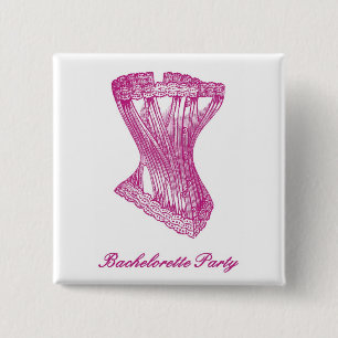 Junggesellinnen-Abschiedsparty-Button Button