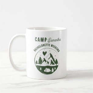 Junggesellinnen-Abschiedsparty Camping Bach Kaffeetasse