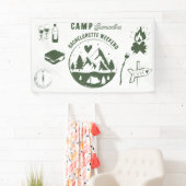 Junggesellinnen-Abschiedsparty Camping Bach Wochen Banner (Insitu)