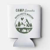 Junggesellinnen-Abschiedsparty Camping Bach Wochen Dosenkühler (Rückseite)