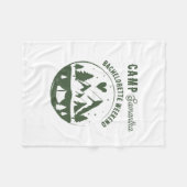 Junggesellinnen-Abschiedsparty Camping Bach Wochen Fleecedecke (Vorderseite (Horizontal))