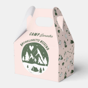 Junggesellinnen-Abschiedsparty Camping Bach Wochen Geschenkschachtel
