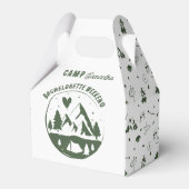 Junggesellinnen-Abschiedsparty Camping Bach Wochen Geschenkschachtel (Vorderseite)