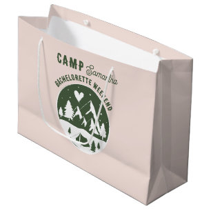 Junggesellinnen-Abschiedsparty Camping Bach Wochen Große Geschenktüte