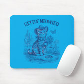 Junggesellinnen-Abschiedsparty Cowboy Cowgirl wird Mousepad (Mit Mouse)