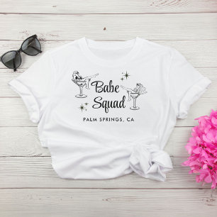 Junggesellinnen-Abschiedsparty der Girly Babe Squa T-Shirt