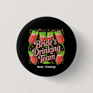 Junggesellinnen-Abschiedsparty-Design für die Brau Button