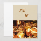 **JUNGGESELLINNEN-ABSCHIEDSPARTY** EINLADUNG (Vorne/Hinten)