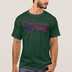 Junggesellinnen-Abschiedsparty Frauen in einem Her T-Shirt