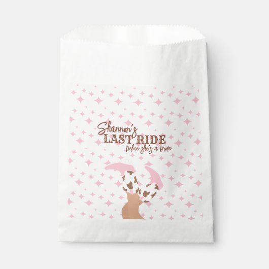 Junggesellinnen-Abschiedsparty Geschenktütchen (Vorderseite)