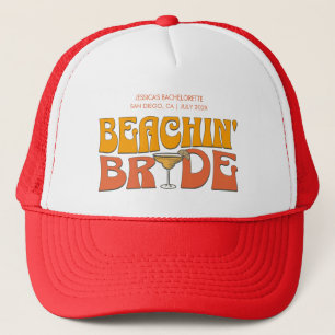 Junggesellinnen-Abschiedsparty Groovy Beach-Babes Truckerkappe