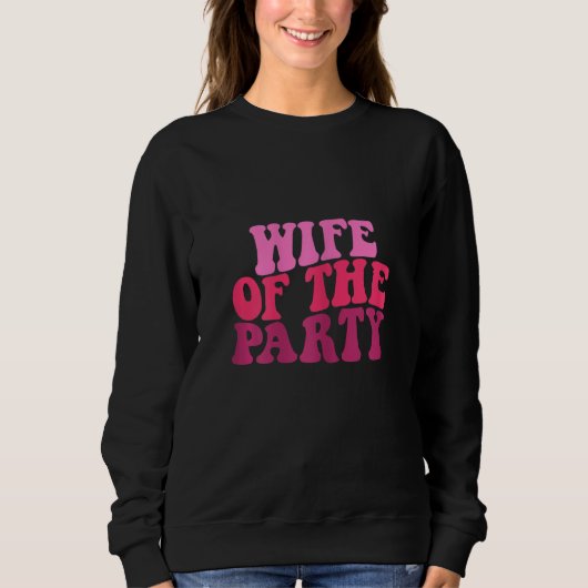 Junggesellinnen-Abschiedsparty Hochzeit Mädchen Br Sweatshirt (Vorderseite)