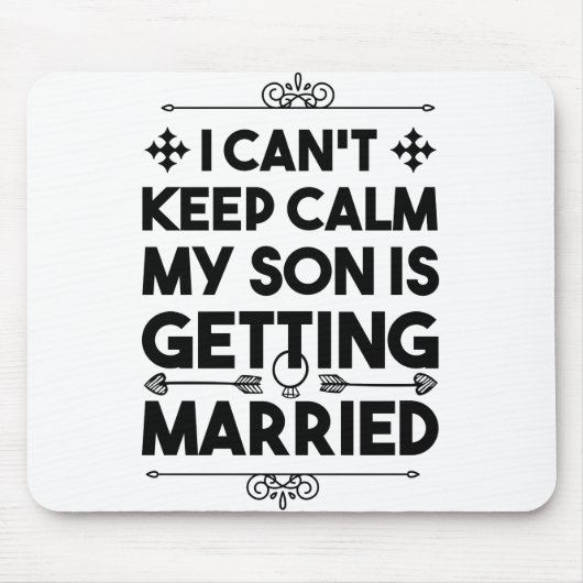 Junggesellinnen-Abschiedsparty Hochzeit Mousepad (Vorne)