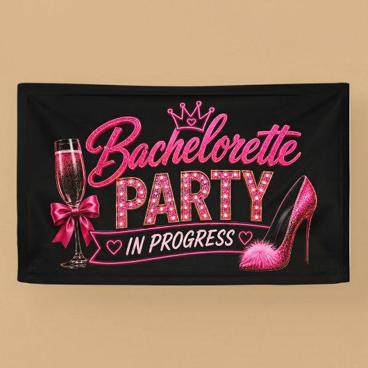 Junggesellinnen-Abschiedsparty im Gange  Banner