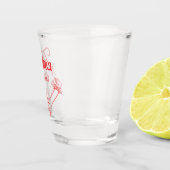 Junggesellinnen-Abschiedsparty im Spa-Pyjama Schnapsglas (Rechts)
