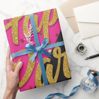 Junggesellinnen-Abschiedsparty-Konfetti-Einladung Geschenkpapier