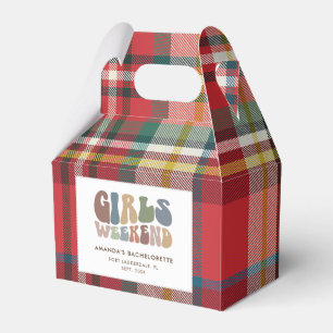 Junggesellinnen-Abschiedsparty Mädchen Wochenende  Geschenkschachtel