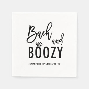 Junggesellinnen-Abschiedsparty mit Bach und Alkoho Serviette
