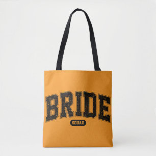 Junggesellinnen-Abschiedsparty mit Varsity-Typogra Tasche