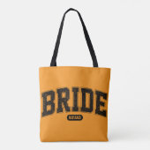 Junggesellinnen-Abschiedsparty mit Varsity-Typogra Tasche (Rückseite)