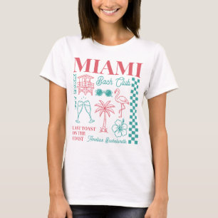 Junggesellinnen-Abschiedsparty Retro-Strichzeichnu T-Shirt