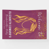 Junggesellinnen-Abschiedsparty-Schild Banner (Horizontal)