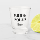 Junggesellinnen-Abschiedsparty Schnapsglas (Vorderseite)