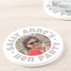 Junggesellinnen-Abschiedsparty-Souvenir-Geschenk Getränkeuntersetzer